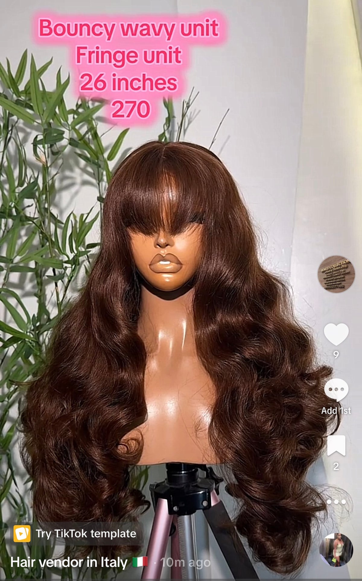 Bouncy wavy