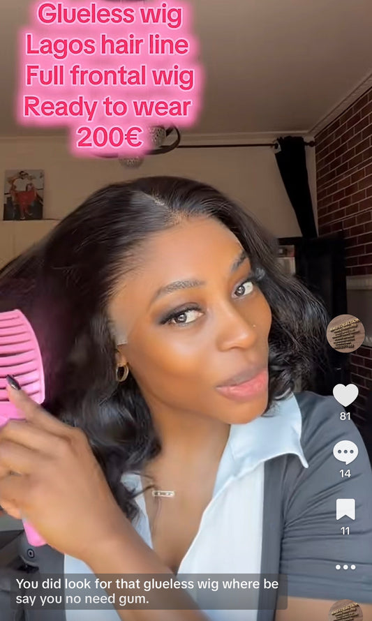 Lagos hair line glueless wig full frontal wig
