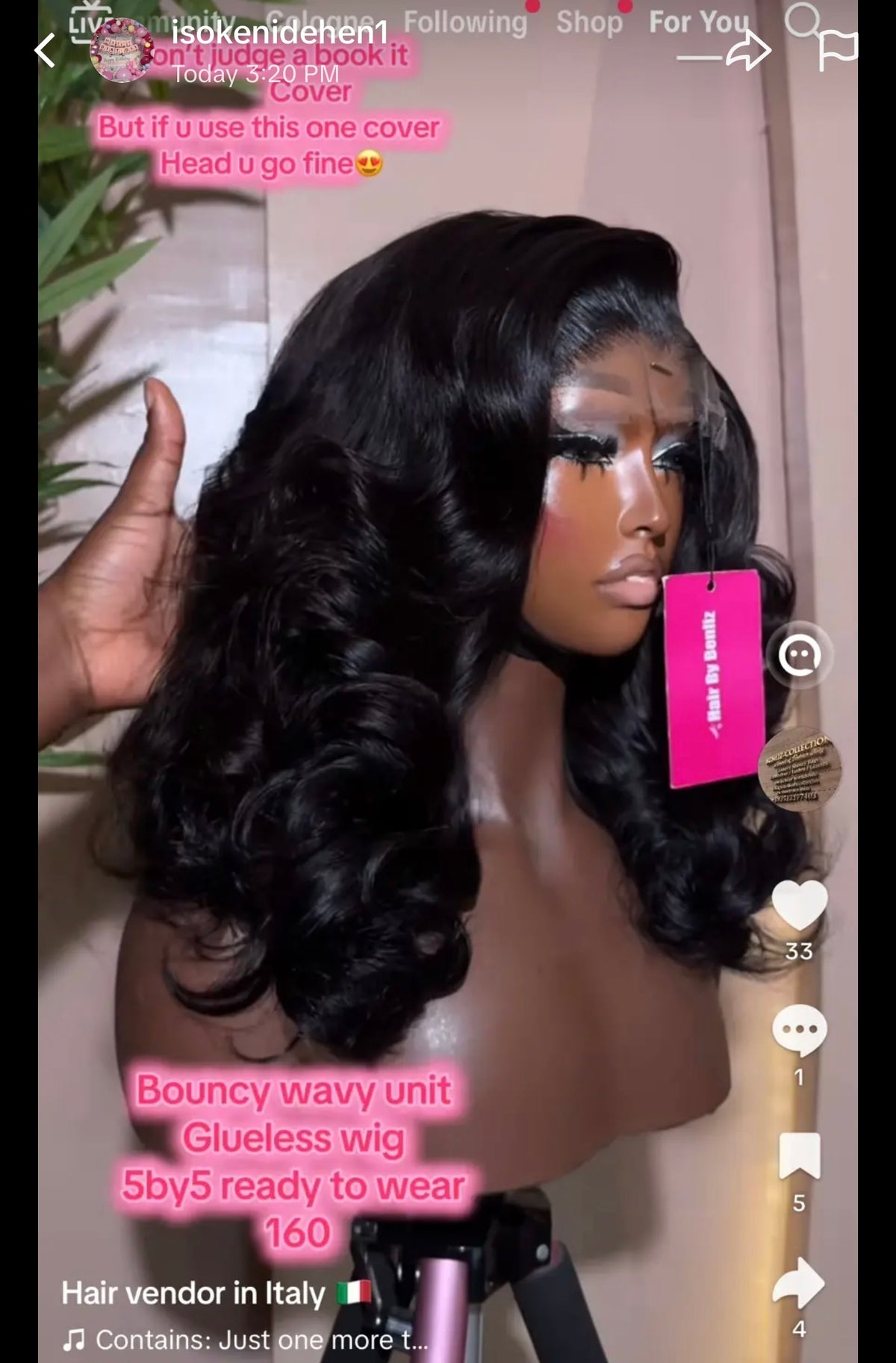 Bouncy wavy unit