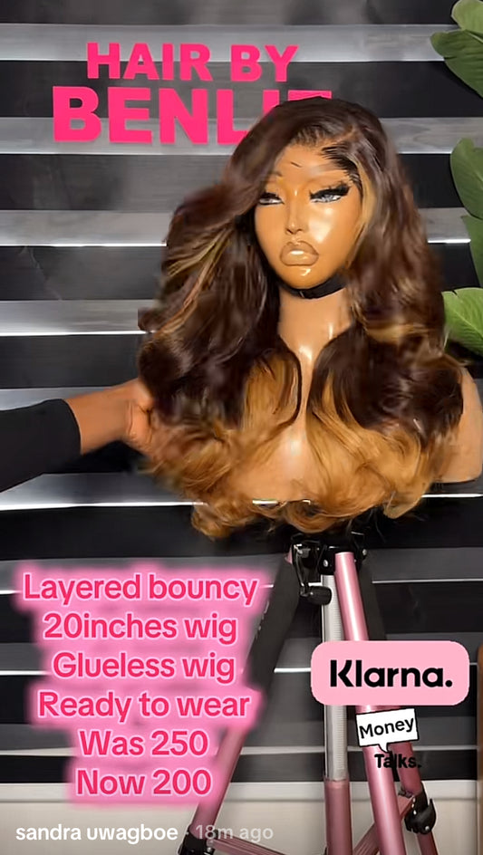 Layered bouncy 20”