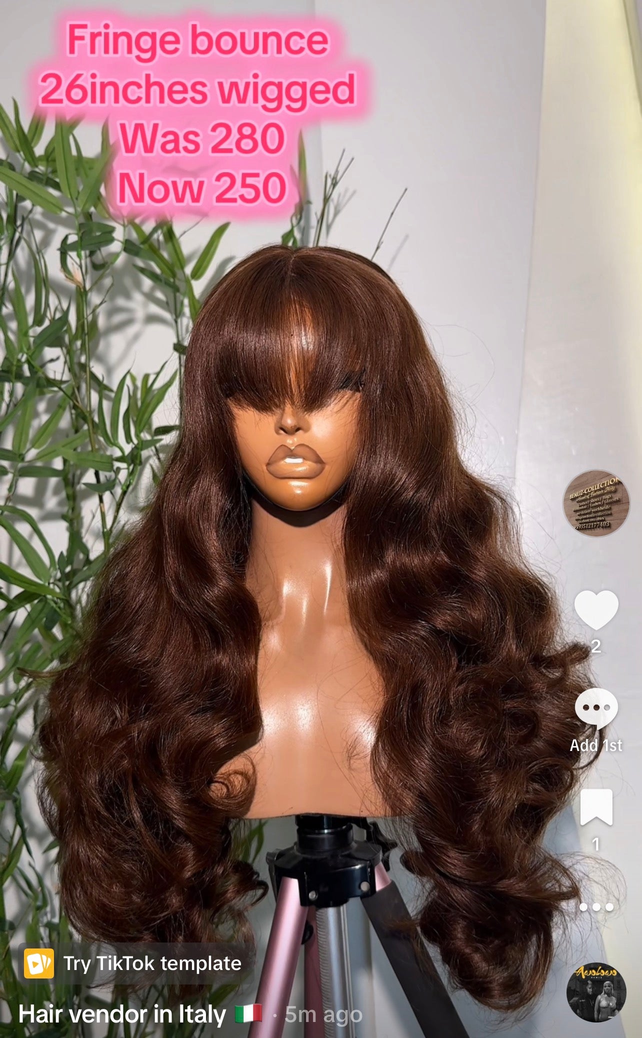Bouncy wavy unit 26”