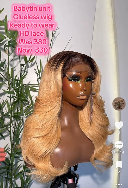 Babytin unit glueless