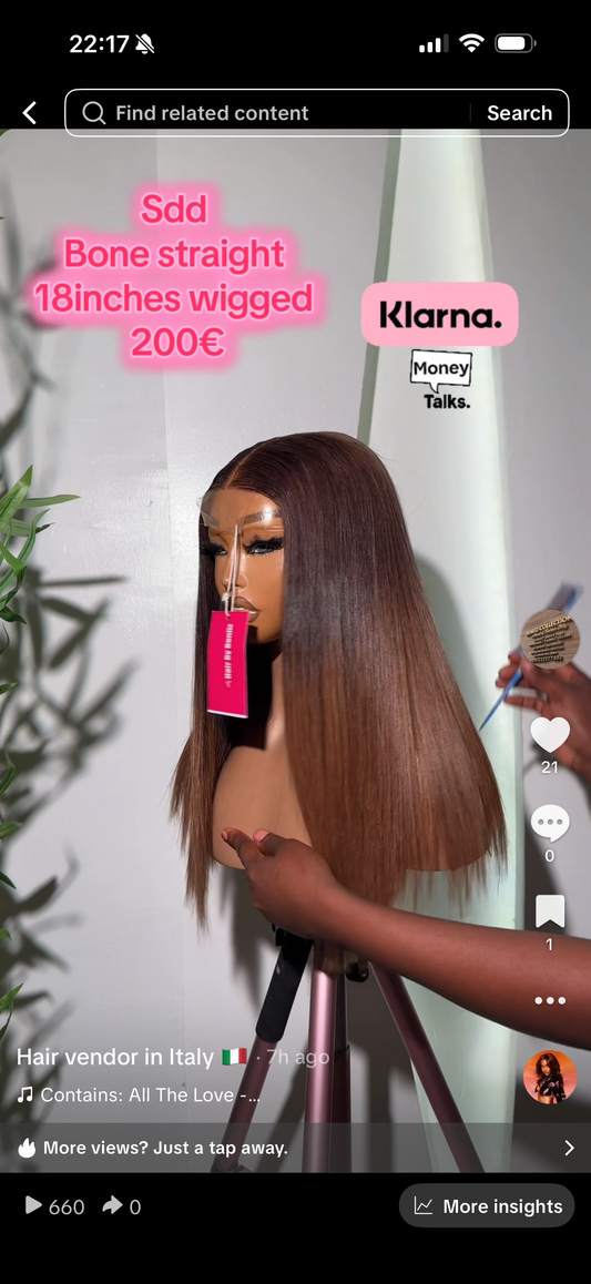 Sdd bone straight 18”