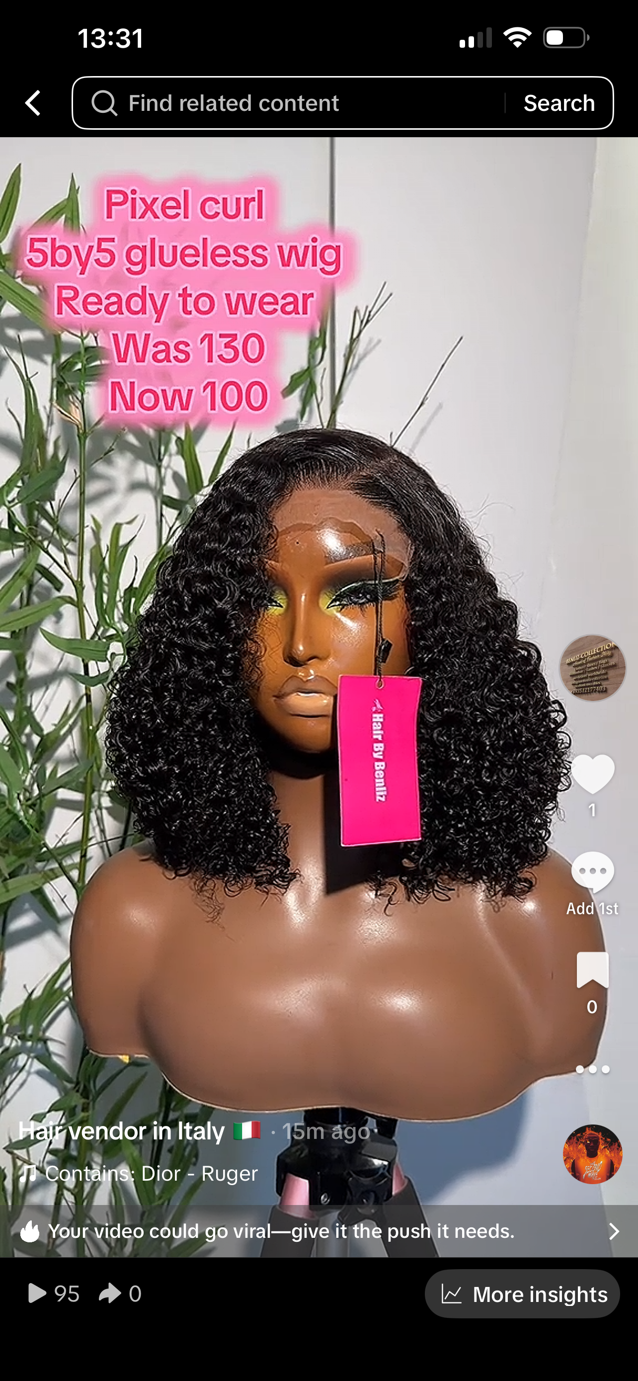 Pixel curls 12 inches