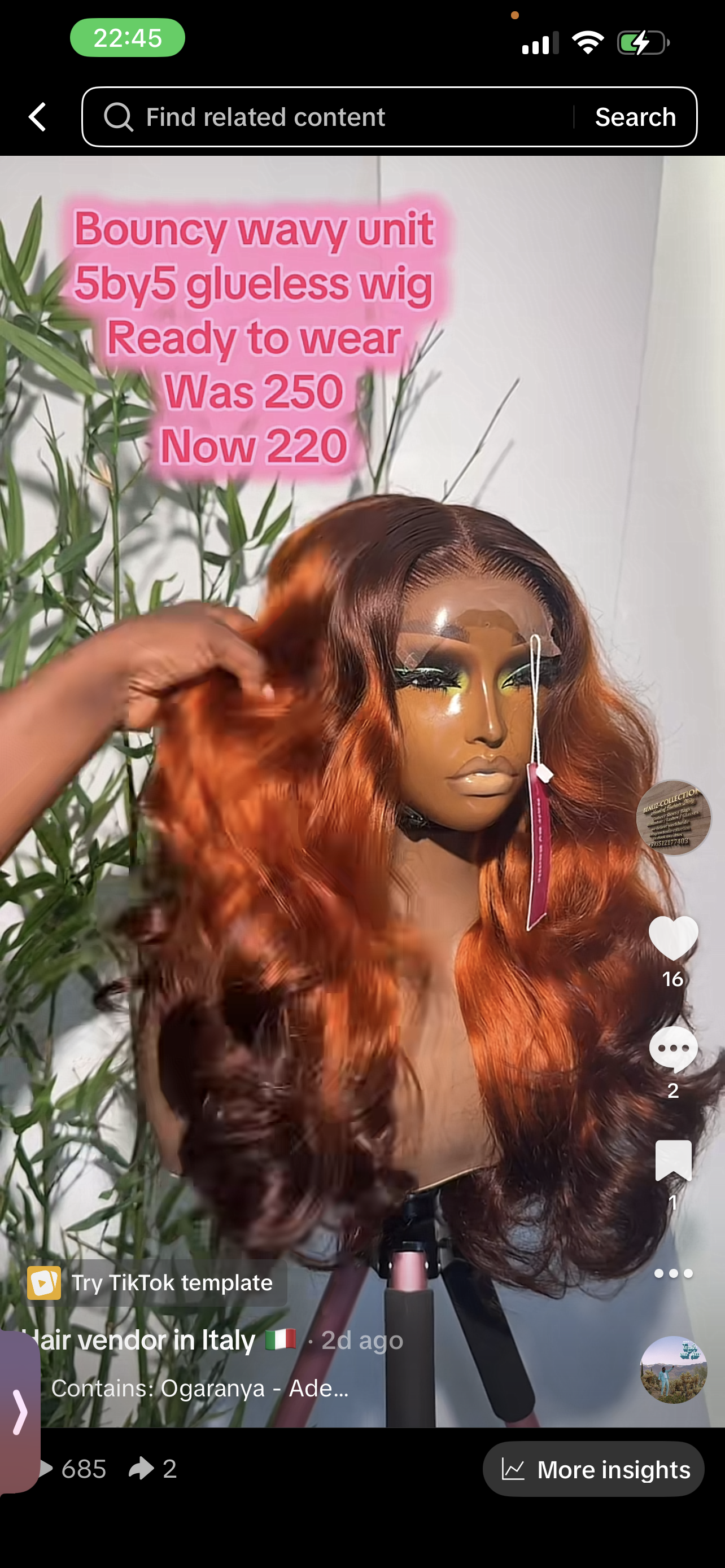 Bouncy wavy 5by5 glueless